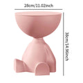 Playful Bear-Shaped Side Table with Hidden Storage