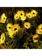 Solar Powered LED Sunflower Garden Light for Lawn Decoration