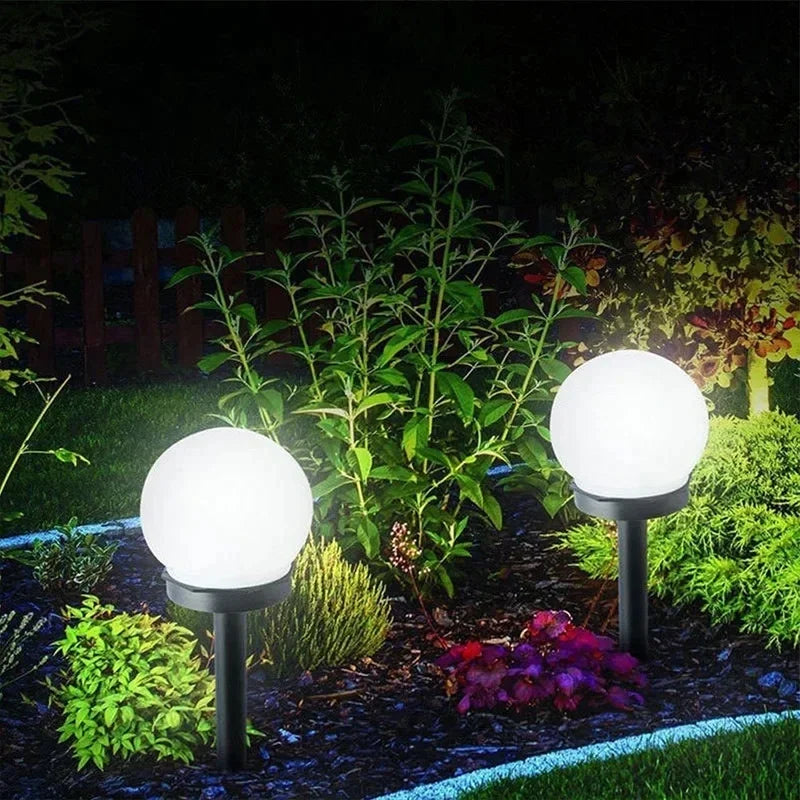 Waterproof Solar LED Garden Ball Light for Lawn and Holiday Decor