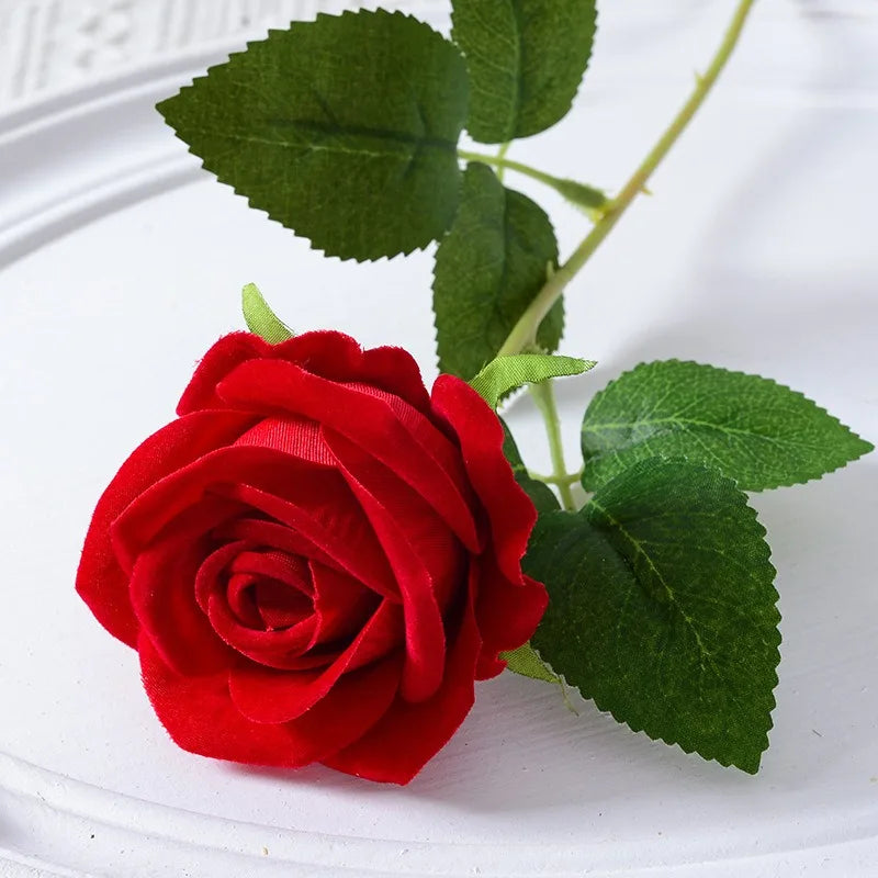 20-Piece Velvet Silk Rose Bouquet