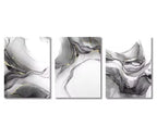 Abstract Nature Canvas Wall Art Set of 3 – Desert, Dune & Palm Motifs