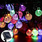 Solar Bubble Ball String Lights for Garden, Patio and Wedding Decor