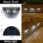 Solar Powered Garden Wall Light with Self-Contained Waterproof Design
