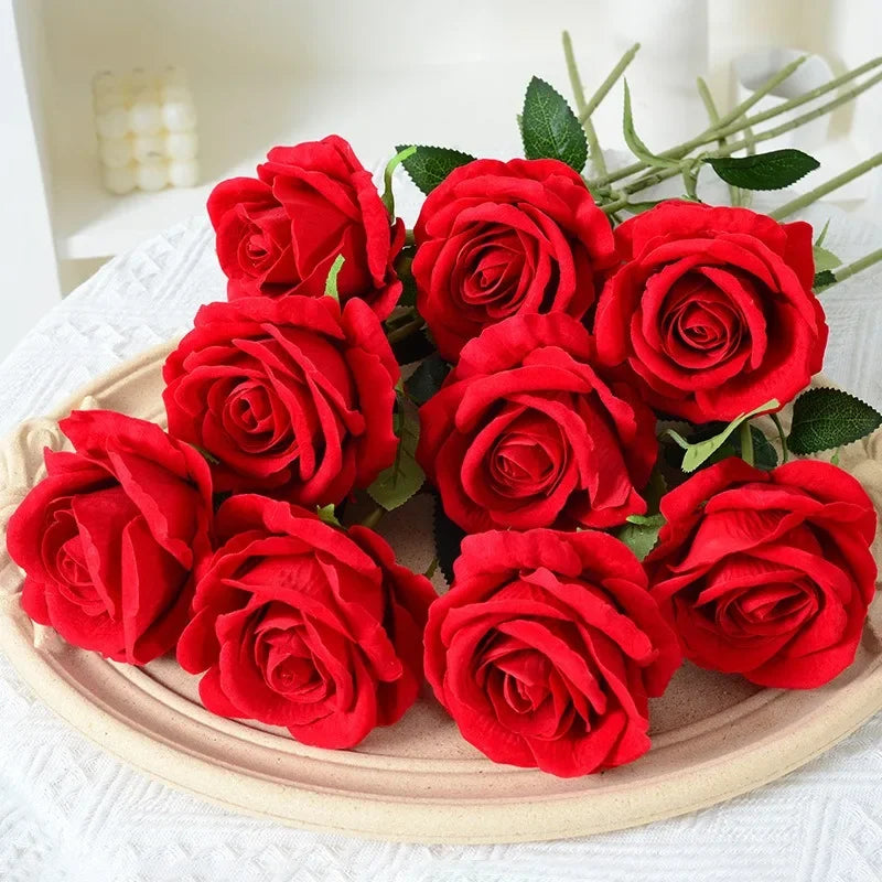 20-Piece Velvet Silk Rose Bouquet
