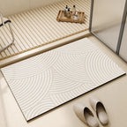 Super Absorbent Quick-Dry Bathroom Floor Mat with Non-Slip Base