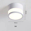 Nordic Surface Mounted LED Downlight, 9W or 15W