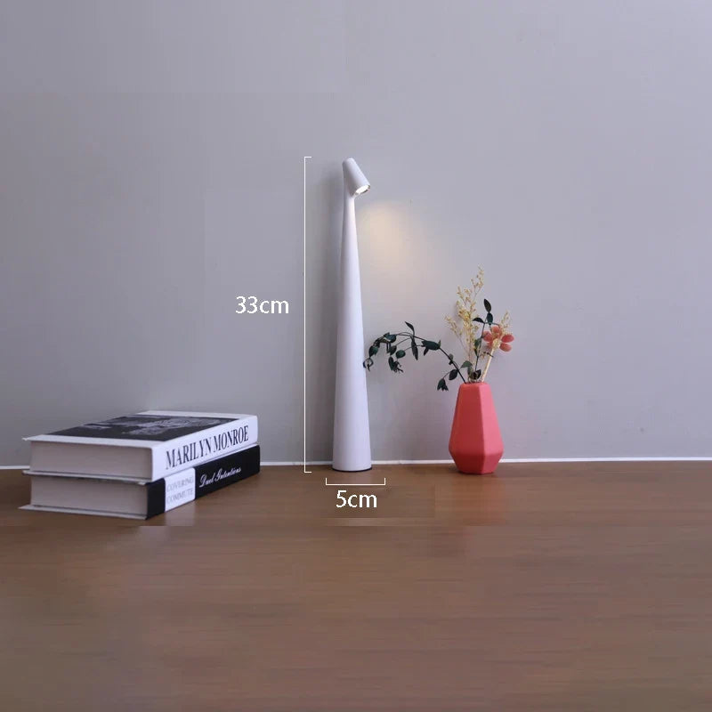 Glowora Rechargeable LED Table Lamp with Touch Dimming