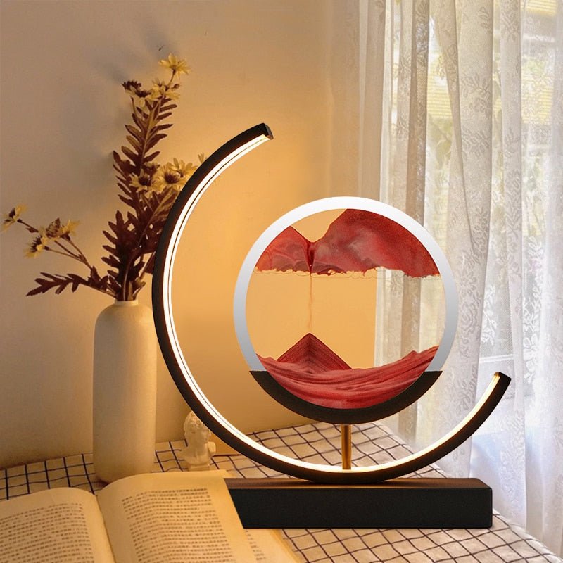 Sandlight Quicksand LED Table Lamp with 360° Rotation