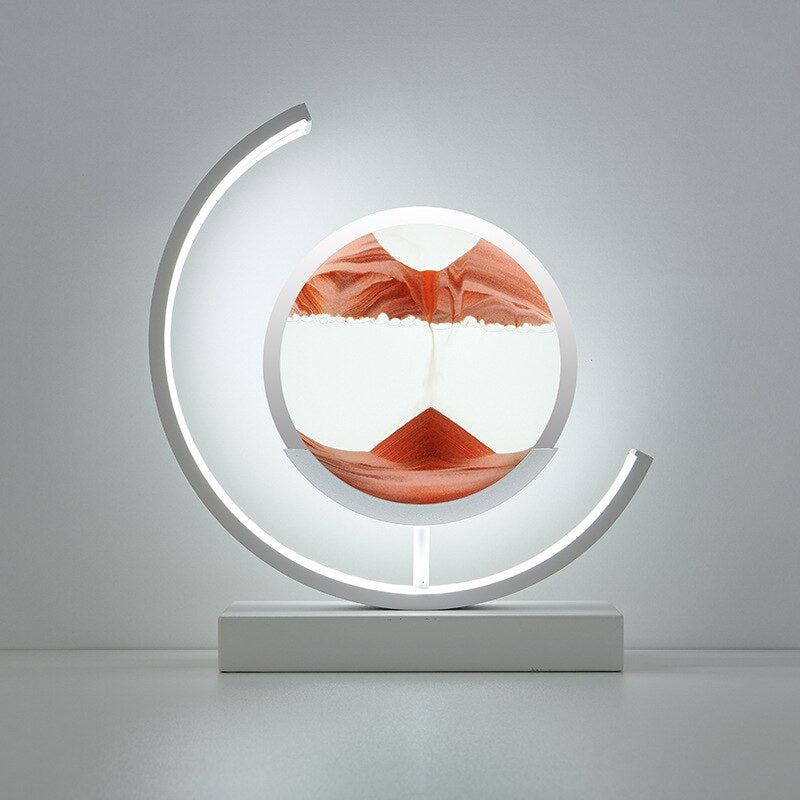 Sandlight Quicksand LED Table Lamp with 360° Rotation