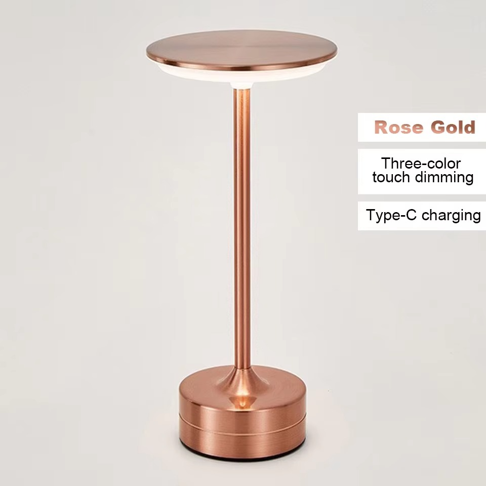 Rechargeable LED Touch Sensor Table Lamp Warm Ambient Lighting
