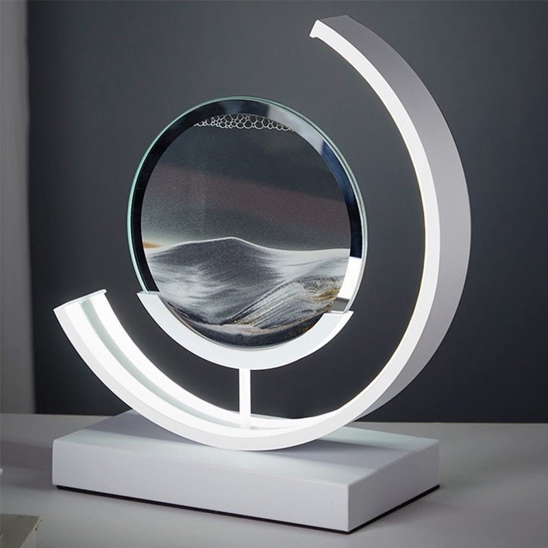 Sandlight Quicksand LED Table Lamp with 360° Rotation