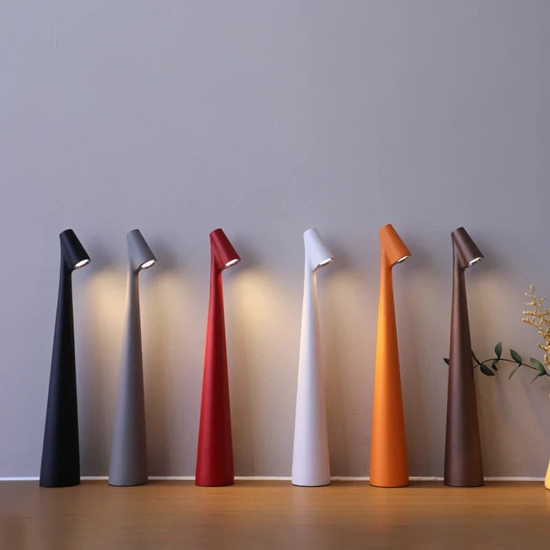 Glowora Rechargeable LED Table Lamp with Touch Dimming