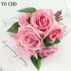 Large Silk Peony Flower Bouquet