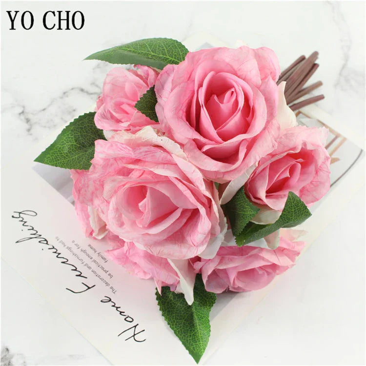 Large Silk Peony Flower Bouquet