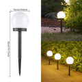 Waterproof Solar LED Garden Ball Light for Lawn and Holiday Decor