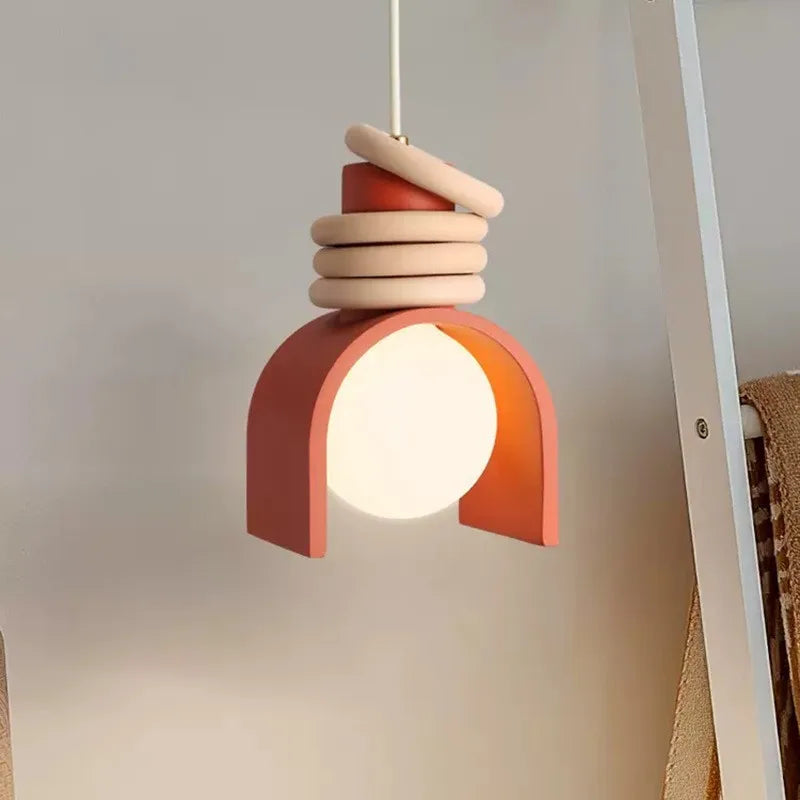 Wabi-Sabi Pendant Light in Japanese Minimalist Resin