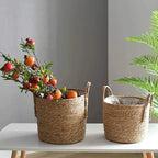 Nordic Woven Plant Storage Basket Modern Home Storage