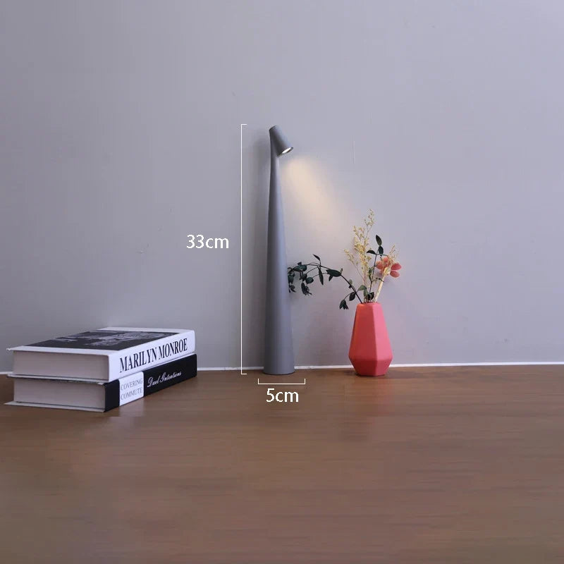 Glowora Rechargeable LED Table Lamp with Touch Dimming
