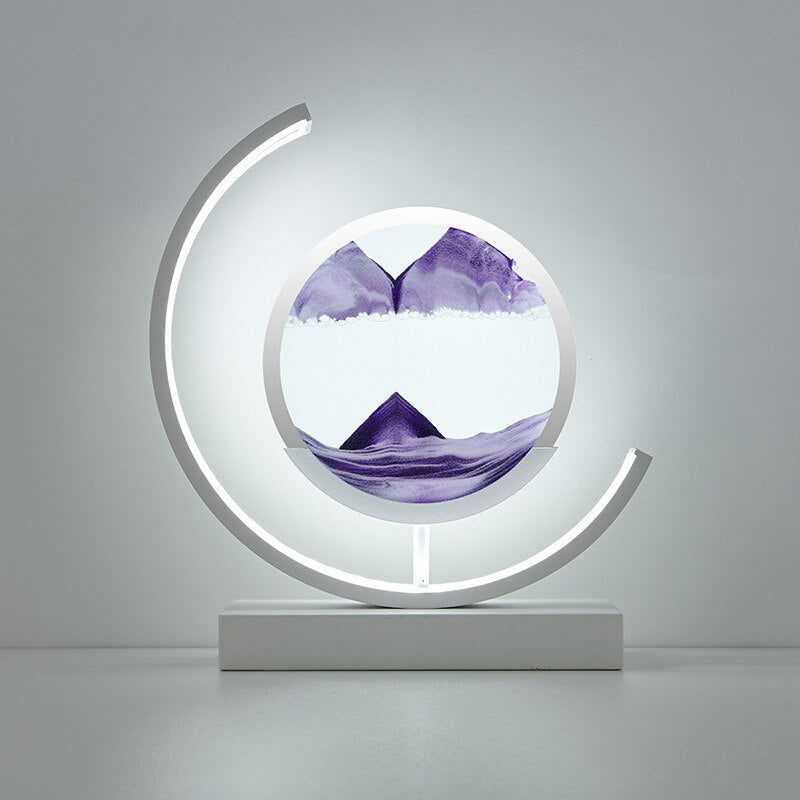 Sandlight Quicksand LED Table Lamp with 360° Rotation