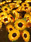 Solar Powered LED Sunflower Garden Light for Lawn Decoration