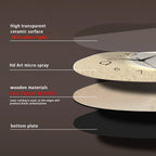 TempoStone Modern Wall Clock with Silent Quartz Movement