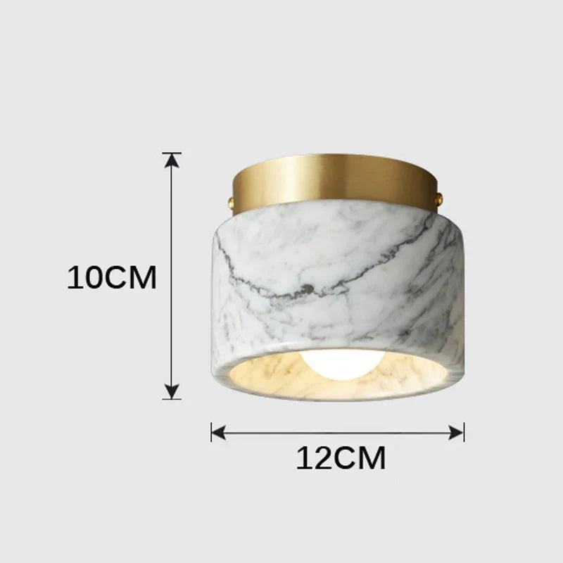 Nordic Marble Downlight with Natural Stone Finish