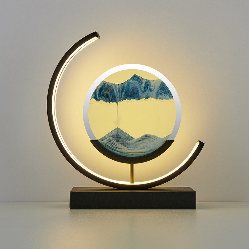 Sandlight Quicksand LED Table Lamp with 360° Rotation