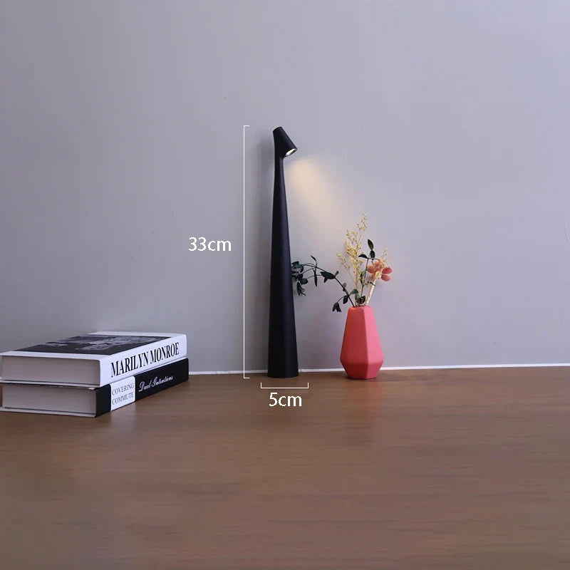 Glowora Rechargeable LED Table Lamp with Touch Dimming