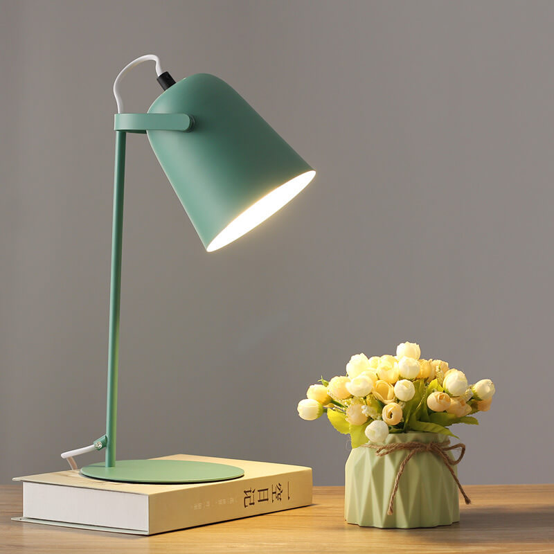 Nordic Metal LED Desk Lamp for Minimalist Reading and Study
