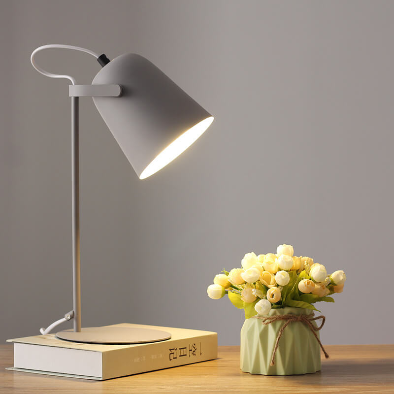 Nordic Metal LED Desk Lamp for Minimalist Reading and Study