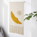 Geometric Tufted Wall Tapestry