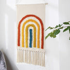 Geometric Tufted Wall Tapestry