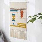 Geometric Tufted Wall Tapestry