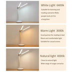 Rechargeable Adjustable LED Reading Lamp with Phone Holder