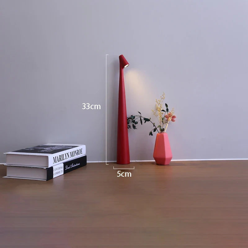 Glowora Rechargeable LED Table Lamp with Touch Dimming