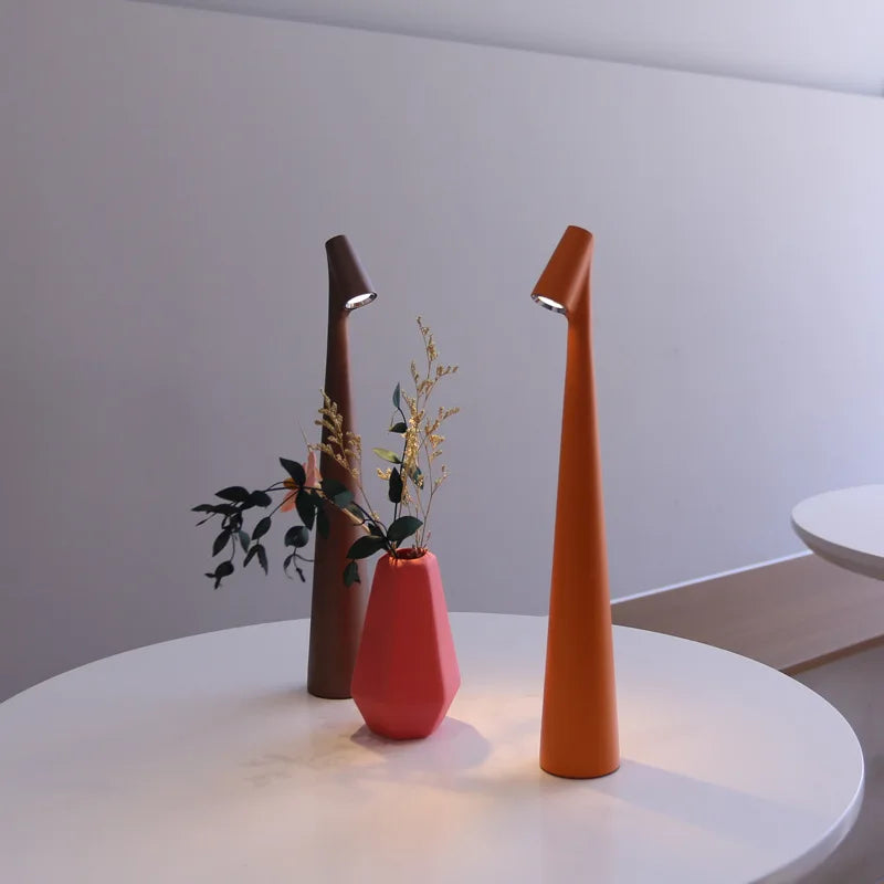 Glowora Rechargeable LED Table Lamp with Touch Dimming
