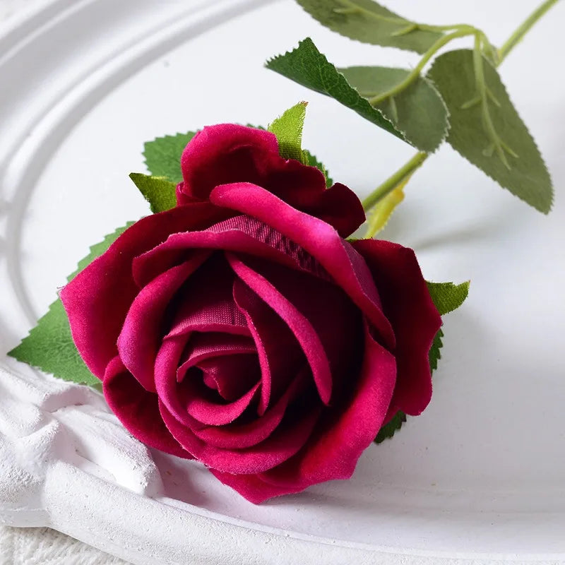 20-Piece Velvet Silk Rose Bouquet