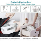 Portable Air Cooling Fan Adjustable Height Desk and Floor Fan