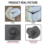 TempoStone Modern Wall Clock with Silent Quartz Movement