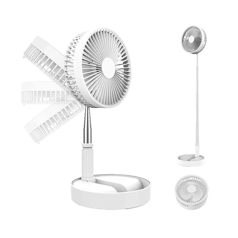 Portable Air Cooling Fan Adjustable Height Desk and Floor Fan
