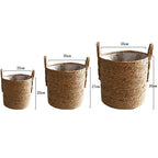 Nordic Woven Plant Storage Basket Modern Home Storage