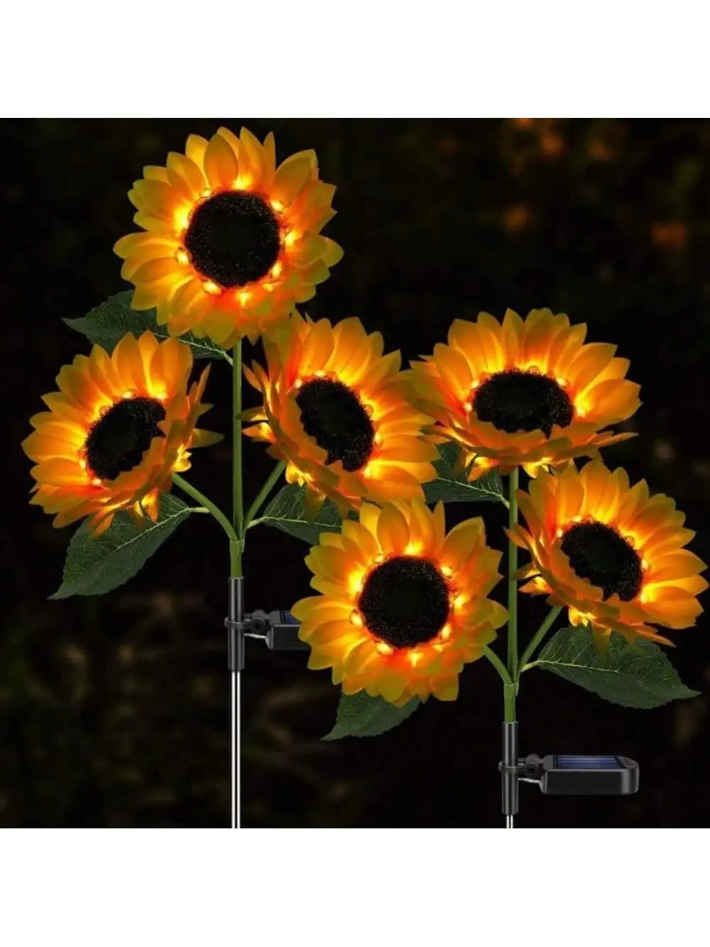 Solar Powered LED Sunflower Garden Light for Lawn Decoration