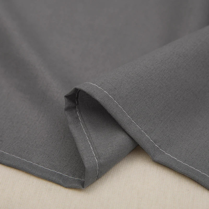 Solid Colour Flat Linen Bed Sheet