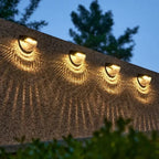 Solar Powered Garden Wall Light with Self-Contained Waterproof Design