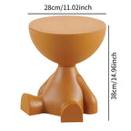 Playful Bear-Shaped Side Table with Hidden Storage