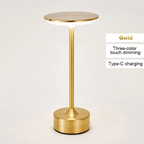 Rechargeable LED Touch Sensor Table Lamp Warm Ambient Lighting