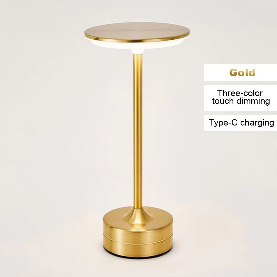 Rechargeable LED Touch Sensor Table Lamp Warm Ambient Lighting