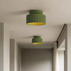 Nordic Ripple Ceiling Light with Sculptural Ribbed Texture
