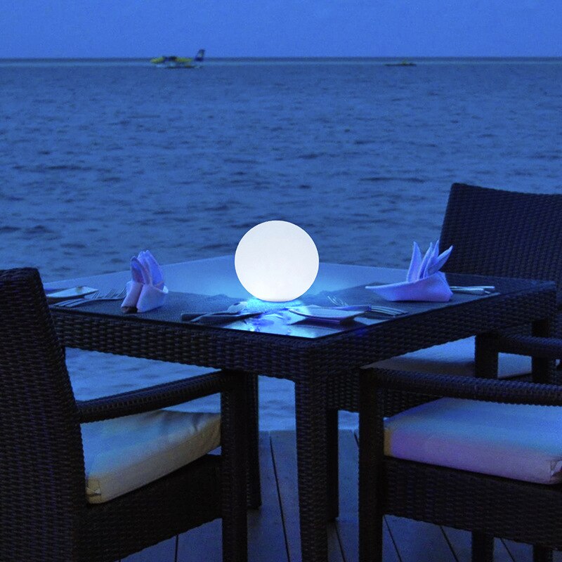Moon LED Indoor & Outdoor Table Lamp Warm Ambient Lighting