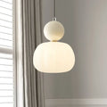 Nordic Pumpkin Pendant Light with Adjustable LED Ceiling Glow